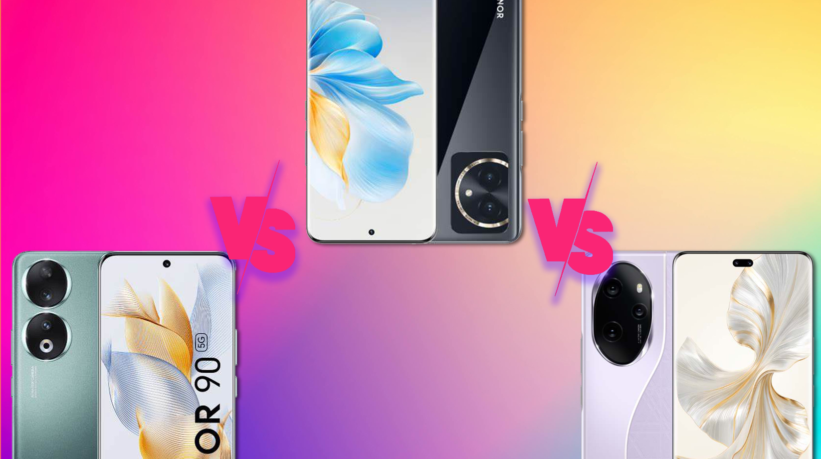 Honor 90 vs. Honor 100 vs. Honor 100 Pro: The Ultimate Honor Head-to-Head