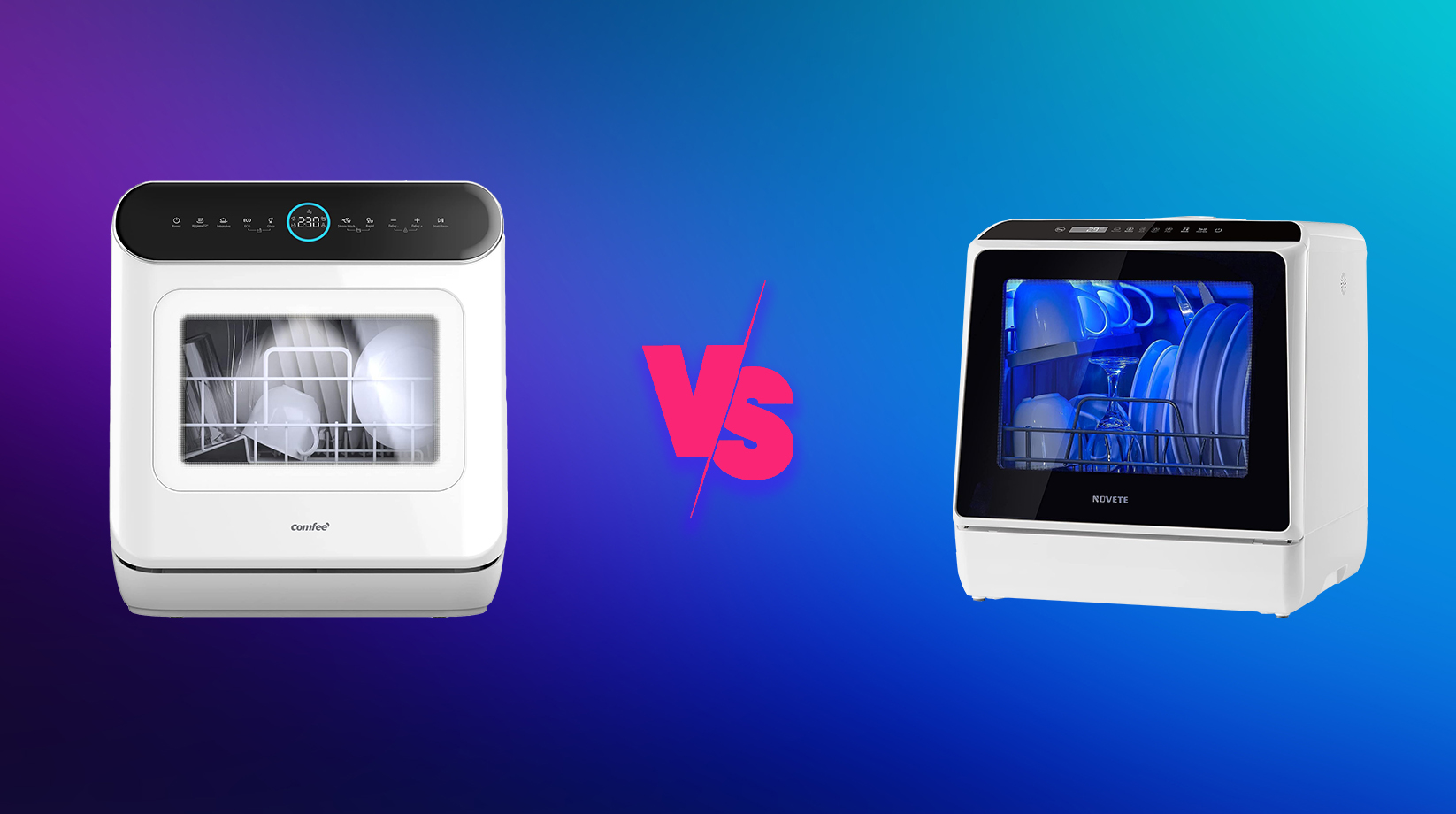 COMFEE' Mini Plus Dishwasher Vs Novette Portable Dishwasher